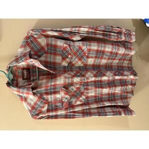Wrangler Western Plaid Shirt Small